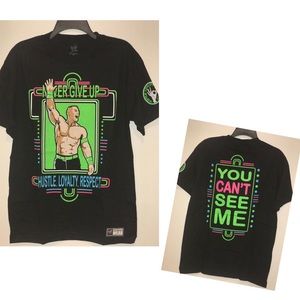 WWE John Cena Neon ‘Never Give Up’ T-Shirt